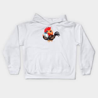 Lucky Rugby French Rooster Kids Hoodie